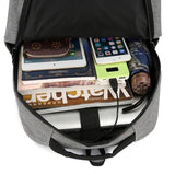 Men's Backpack Set 3 Pcs Male Shoulder Bag Teen Student Book Bag