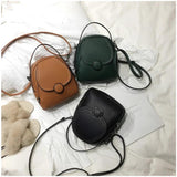 Soft Leather Mini Backpack for Women Multi-Function Small Shoulder Bag