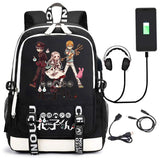 Anime Toilet-Bound Hanako Printed School Bag with USB Charging
