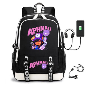 Anime Aphmau Backpack with USB Charging