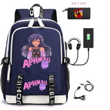 Anime Aphmau Backpack with USB Charging