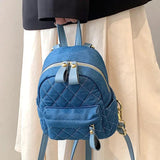 Casual High Denim Backpack Women Small Travel Bag Daily