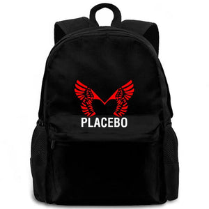PLACEBO Printing Backpack Laptop Travel School Adult Student