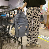 College Backpacks Multi-pocket Casual Backpack Large Capacity Student Knapsack