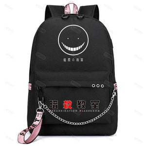 Assassination Classroom Travel Camping School Backpack