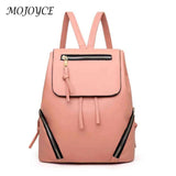 Wild Vintage Drawstring Shoulder Bag PU Leather Travel Girl School Bag