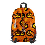 Halloween Pumpkin 3D Printed Backpack Boys Girls School Bag