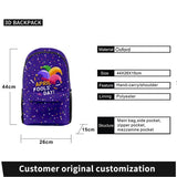 3D Printed School Backpack Boys Girls Teenager Bag