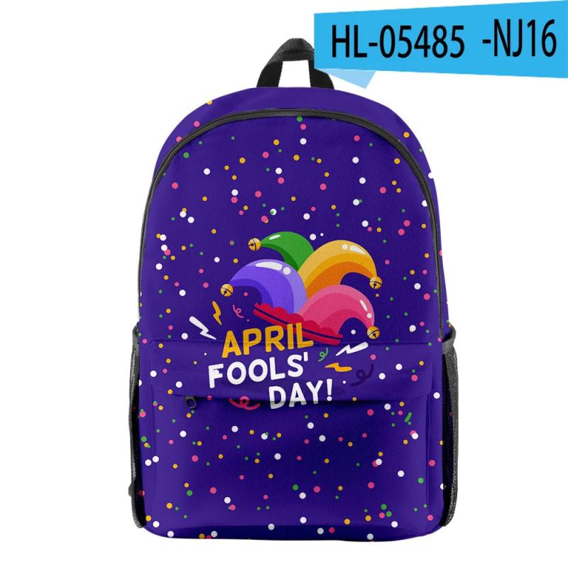 3D Printed School Backpack Boys Girls Teenager Bag