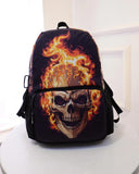 Skull Backpack Skeleton Boys School Backpack Chilren Student Backbag