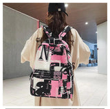Graffiti Student Schoolbag Large Capacity Backpack