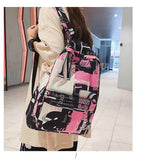 Graffiti Student Schoolbag Large Capacity Backpack