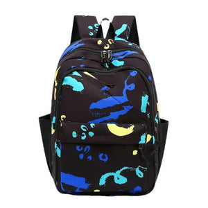 High Capacity Student Schoolbag Shoulders Bag Sports Backpack