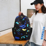High Capacity Student Schoolbag Shoulders Bag Sports Backpack
