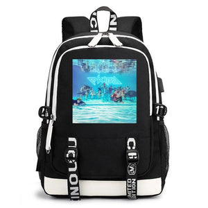 2021 USB Backpack Travel School Bag Student Bag