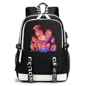 2021ekipa printedUSB backpack men and women travel youth school bag student bag