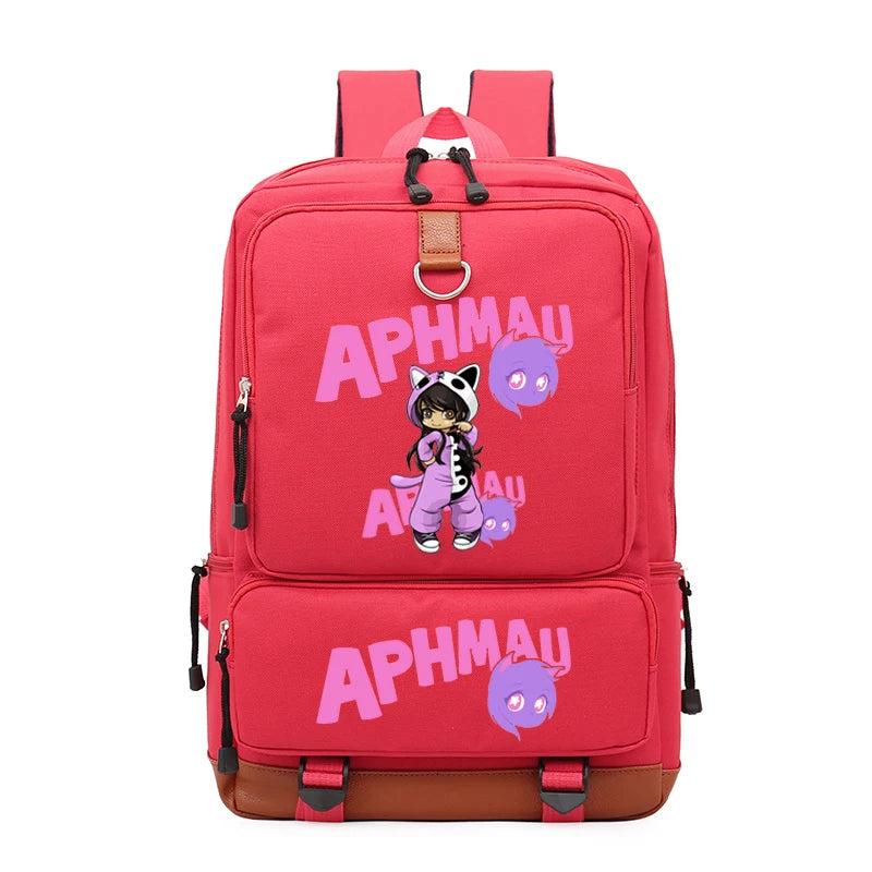 Aphmau Men's Large-Capacity Backpack for School Students