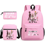 Toilet-Bound Hanako Backpack Set with Large Capacity Bag & Pencil Case
