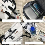 Boys Schoolbag Ins Tide High School Students Backpack Men