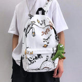 Boys Schoolbag Ins Tide High School Students Backpack Men