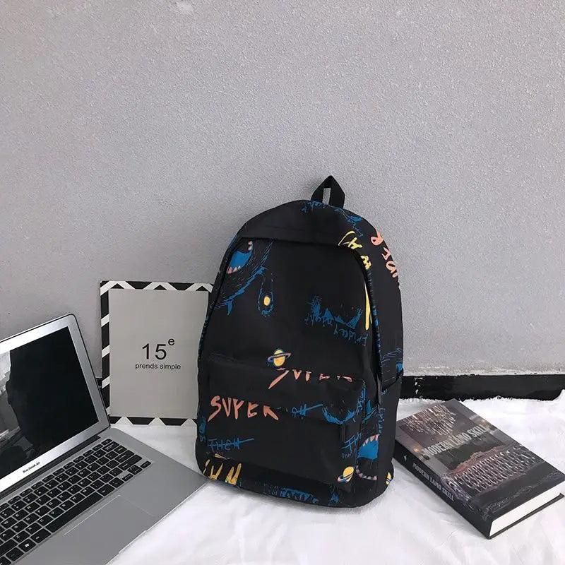 Boys Schoolbag Ins Tide High School Students Backpack Men