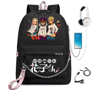 Toilet-Bound Hanako School Bag with USB Charging Port