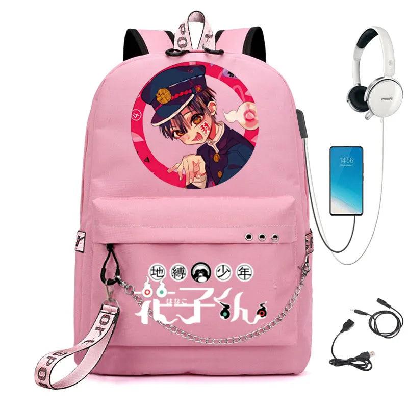 Toilet-Bound Hanako School Bag with USB Charging Port