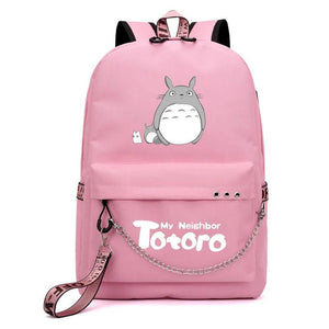 Totoro Backpack 3D Printing Softback Women Mochila School Space Backpack