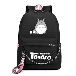 Totoro Backpack 3D Printing Softback Women Mochila School Space Backpack