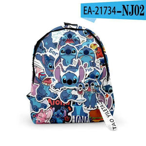 Stitch Childrens Schoolbag Large Capacity Travel Bag Student Backpack