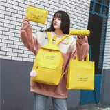 Printed School Backpack for Teenage Girls