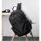 Crossten Large Capacity Pleated Casual Bag with USB Charging Port