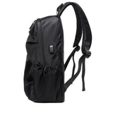 Crossten Large Capacity Pleated Casual Bag with USB Charging Port