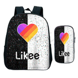 LIKEE Backpack Kids School Bag App Kindergarten Bag Anime Backpack