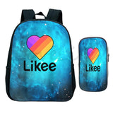 LIKEE Backpack Kids School Bag App Kindergarten Bag Anime Backpack