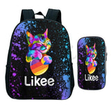 LIKEE Backpack Kids School Bag App Kindergarten Bag Anime Backpack