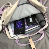 Multifunctional Backpack Teenage Girl Portable Travel Bag Schoolbag Women