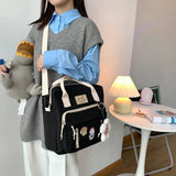Multifunctional Backpack Teenage Girl Portable Travel Bag Schoolbag Women