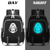 House of Paper Backpack USB Charge Capacity Bag