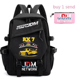 JDM Backpack Women's Satchel Student Laptop Bag