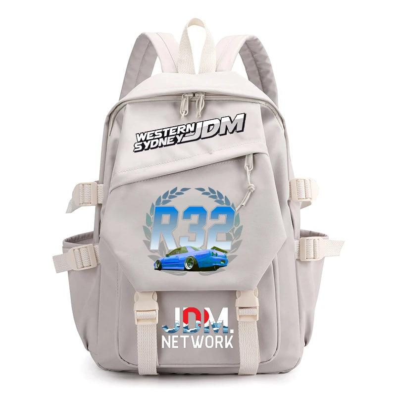 JDM Backpack Women's Satchel Student Laptop Bag