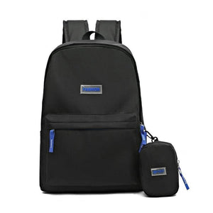 Women's Nylon Backpack Large Capacity Schoolbag