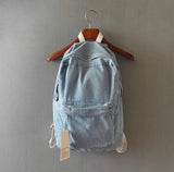 Stacy Denim Backpack Lady Casual Travel Bag