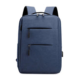 Men's Business Backpack USB Port Large Capacity 15.6-inch