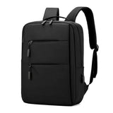 Men's Business Backpack USB Port Large Capacity 15.6-inch