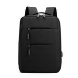 Men's Business Backpack USB Port Large Capacity 15.6-inch