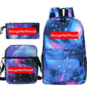 GeorgeNotFound Students Backpack Teenager Girls Boys School Bag