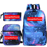 GeorgeNotFound Students Backpack Teenager Girls Boys School Bag