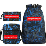GeorgeNotFound Students Backpack Teenager Girls Boys School Bag