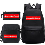 GeorgeNotFound Students Backpack Teenager Girls Boys School Bag